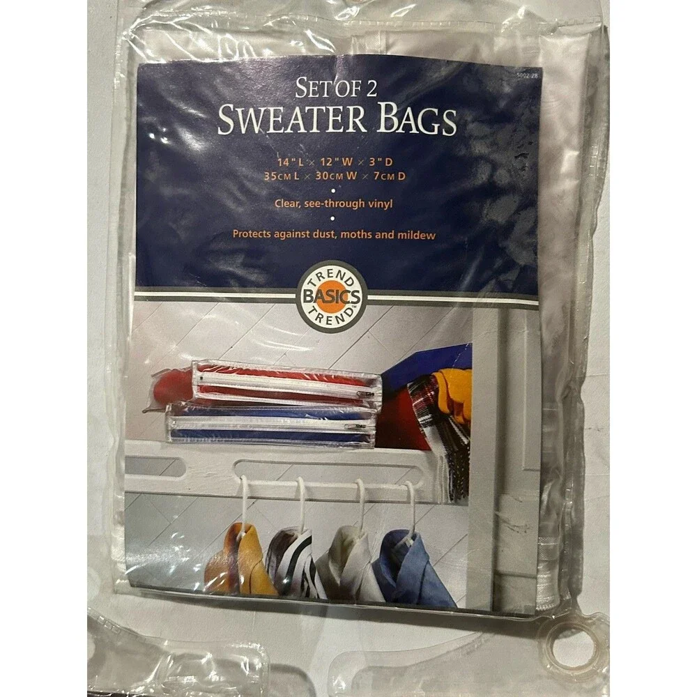 Vintage NOS Suit Bag & Sweater Storage Bags Lot Dayton Hudson Target 1994 1997